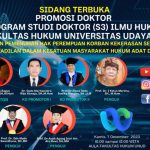 Prof. Dr. Dewa Gede Sudika Mangku, S.H., LL.M. Menguji Mahasiswa Program Doktor Di Fakultas Hukum Universitas Udayana.