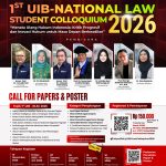 The 1st UIB-National Law Student Colloquium 2026 ( UIB-NLSC 2026 )