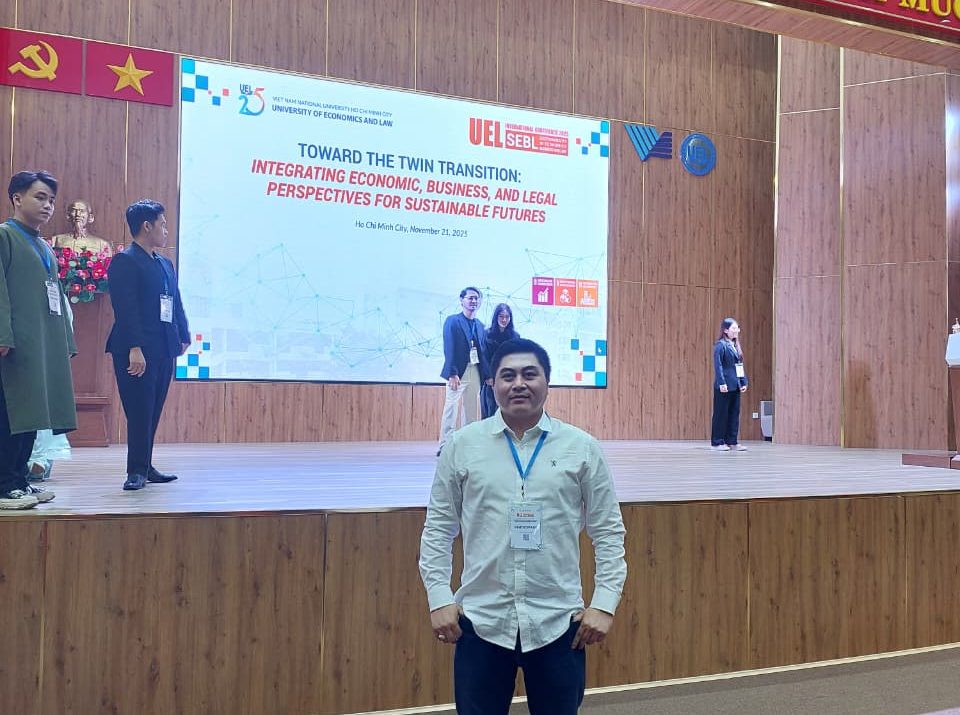 Guru Besar Hukum Yang Pertama di Undiksha yaitu Prof. Dr. Dewa Gede Sudika Mangku, S.H., LL.M Mengikuti Kegiatan The 2nd Global Conference on Sustainability in Economics, Business and Law, Ho Chi Minh City, Vietnam