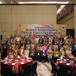 Pertemuan Rapat Kerja Badan Kerjasama Dekan Fakultas Hukum Perguruan Tinggi Negeri Se-Indonesia tahun 2023 diselenggarakan di Margo Hotel, Depok pada tanggal 16 Maret sd 18 Maret 2023.