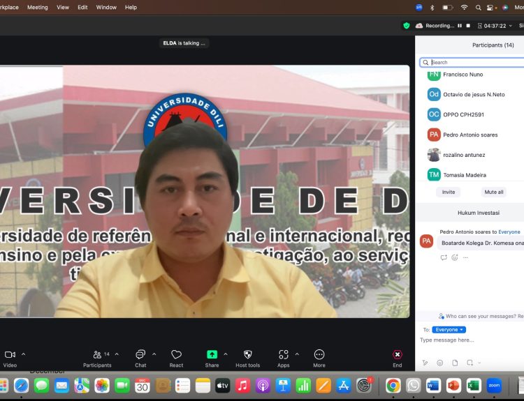 Guru Besar Hukum FHIS Undiksha Menjadi Visiting Profesor Di Fakultas Hukum Universidade Dili (UNDIL), Timor-Leste.